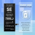 y for iPhone SE 2016 1st Generation, 2024 New Upgrade 7800mAh High