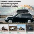 Rooftop Cargo Box Carrier AUSUM MOTOR Large 5 Cubic Feet Car Top Mount