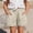 Beige, variant on Shorts for Girls Comfortable Beige Shorts High Waisted School Uniform for Boys 6-7 Years