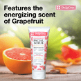 thumbnail image 4 of De La Cruz Grapefruit Facial Scrub, with Aloe Vera and Papaya Extract, For Even Skin Tone and Texture, 6 OZ, 4 of 8