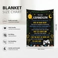 thumbnail image 5 of Grandson Gifts From Grandma Blanket, Grandson Blanket From Grandma/Grandpa Soft&Cozy, Gifts for Grandsons Birthday Ideas, Grandson Gifts for Christmas, Grandson Throw Blankets Soft&Cozy (50"x60"), 5 of 6