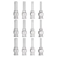 thumbnail image 1 of 1 conjunto de agujas de dispensación de 8-14 calibre de 0.5 pulgadas, punta roma, con conector Luer para rellenar pegamento, aceite, líquidos espesos, tinta, uso en laboratorio, plateado, 1 of 6