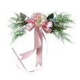 thumbnail image 2 of 1 Pieza De Decoración De Flores Artificiales Para Casamiento De Pared De Lace Suministro De Envoltorio D Gloria decoración de flor de silla de flor de seda, 2 of 9
