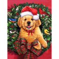 thumbnail image 2 of Cuadros Decorativos DIY hogar 5D diamante pintura completo redondo taladro Navidad perro ornamento imagen Kit DQrwqpou Nuevos Originales, 2 of 9