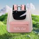 thumbnail image 1 of Pet Cat Backpack Portable Puppy Carrying Backpack para gatos pequeños Perros (Rosa), 1 of 8