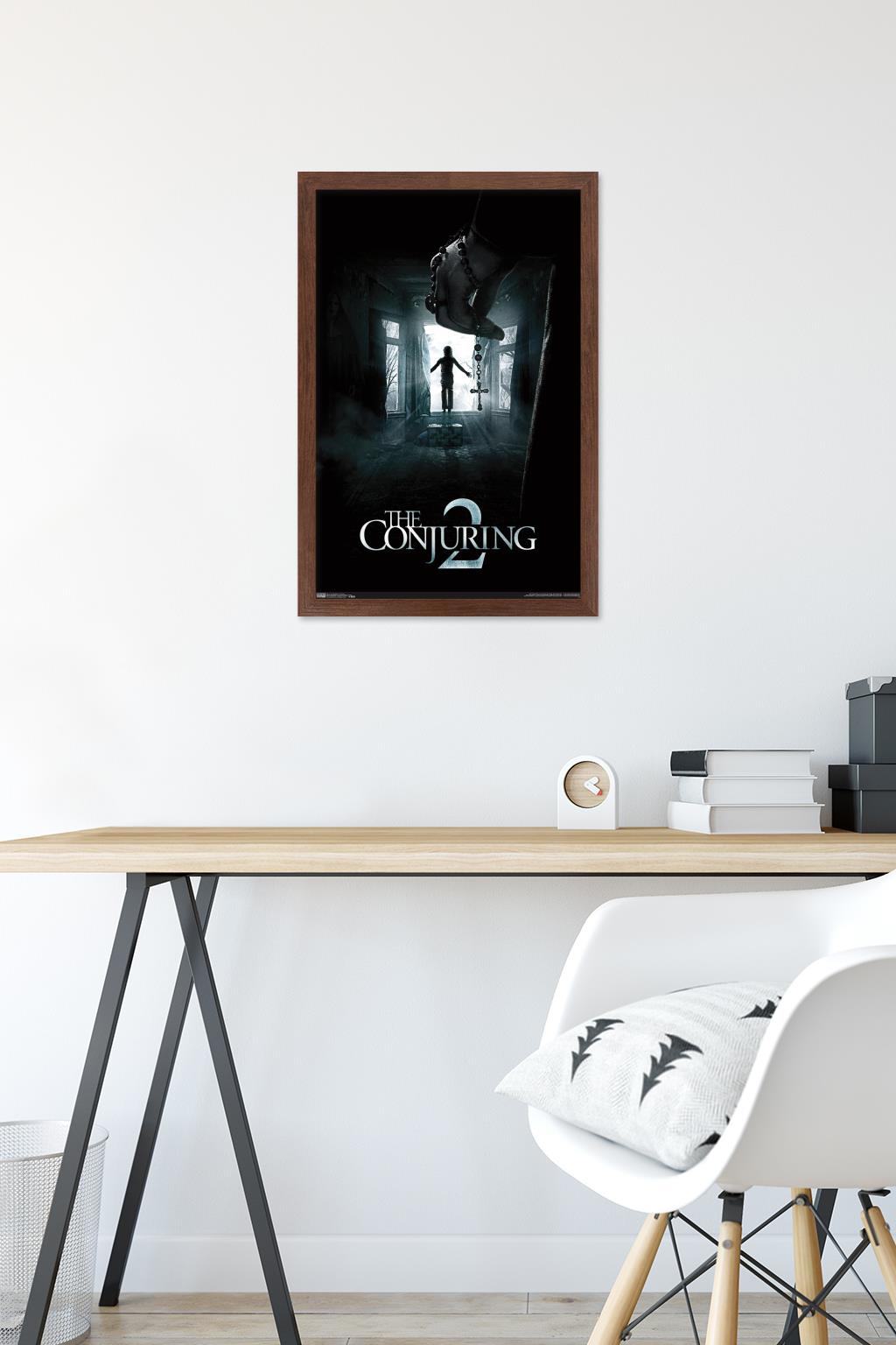 The Conjuring 2 - One Sheet Wall Poster, 14.725" x 22.375", Framed