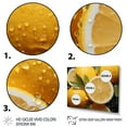 thumbnail image 3 of Designart "Fruit Pucker Lemon Painting I" Food & Beverage Floater Framed Wall Art Print, 3 of 7