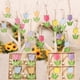 thumbnail image 4 of Adornos de madera Adornos florales para árboles Adornos primaverales para árboles pequeños Adornos para árboles Adornos para regalos Hogar Madera, 4 of 4