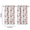 thumbnail image 4 of Window Treatment Panels Pumpkin Patch Thanksgiving Feast Family Gathering,27.5x39in kitchen curtains fall holiday curtain, 4 of 4