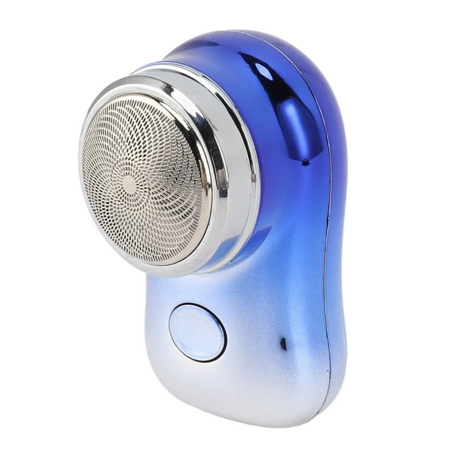 Portable Electric Shaver Mini Beard Trimmer Electric Compact Clipper, USB Rechargeable for Travel with Low Noise, Mini Beard Clippers Pocket Size Type C