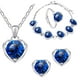 thumbnail image 2 of Ladies Love Stud Pendientes Pulsera Collar Conjunto Colgante Collar Wmkox8yi  sjalhkljlk1296, 2 of 3