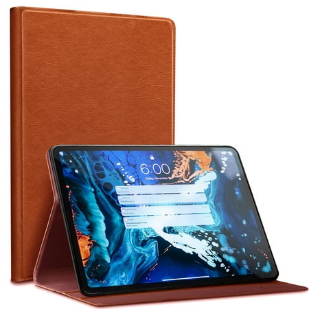 iPad 9.7 Case, New Folio Vegan Leather Form-Fit Cover and View Stand [with Subtle Magnetic Closure and Credit Card ID Slots] for Apple iPad Air | iPad Air-2 | iPad 9.7 2017/2018 | iPad Pro