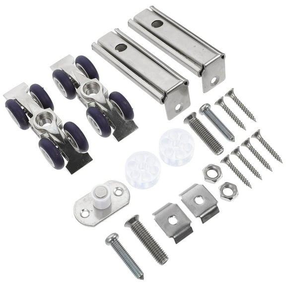 1 Set Track Roller Door Tracking Wheels Window Slider Silent Sliding Roller