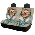 thumbnail image 2 of Xoenoiee Yorkshire Dog Dreamcatcher Pattern Universal Car Seat Cover Set Car Front & Rear Seat Covers Protector Split Bench Cover Pet Dog Seat Mats Car Accessories Gifts, 2 of 7