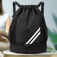 thumbnail image 3 of Bolsos de tela Oxford para hombre informales con cordón para oficina viaje escuela bolso de compras, 3 of 9