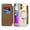 Brown, variant on Dteck Leather Wallet Case for iPhone 17 with Card Holder RFID Blocking Compatible with Magsafe TPU Transparent Back Shockproof Protective Phone Case for iPhone 17,Grey
