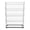 White, variant on 5 Tiers Shelving Unit, Retail Display Rack with Wheels, Market Retail Display Rack, for Fruit Vegetable Snack Basket (White)