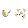 thumbnail image 1 of Figura De Pájaro Dorado, Estatua De Animal, Decoración Moderna Para El Hogar, Adorno De Pájaro, Escultura De Madera, Arte De Pared Colgante, Coleccionable, Decorativo, Artesanía De Oficina,, 1 of 8