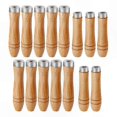 thumbnail image 1 of 15Pcs Wooden Handle Steel Files, Burr-Free Round Hole Files (4mm, 5mm, 6mm), 1 of 5