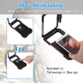 thumbnail image 2 of Xingzhi Adjustable Handlebar Phone Clip Secure Mounting And 360° Rotation Black (L size) 1Set, 2 of 6