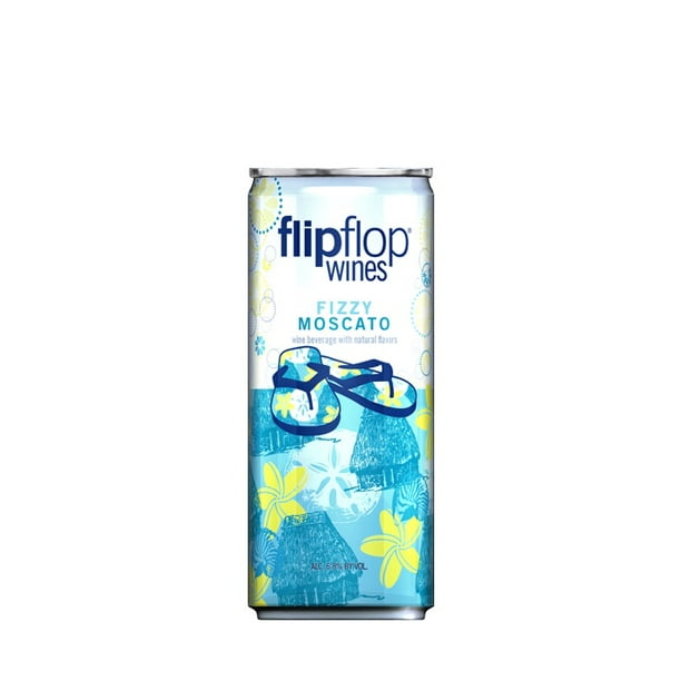 Flip Flop Fizzy Moscato Wine, 250 mL