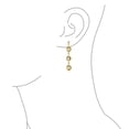 thumbnail image 3 of Bling Jewelry Womens Elegant Vintage Style Drop Ball Earrings 18K Gold Plated Lightweight Dangle, 3 of 4