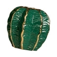 thumbnail image 4 of Ceramic Vase Star Fruit Shape Vase Minimalist Durable Decorative Modern Tabletop Green Short, 4 of 9