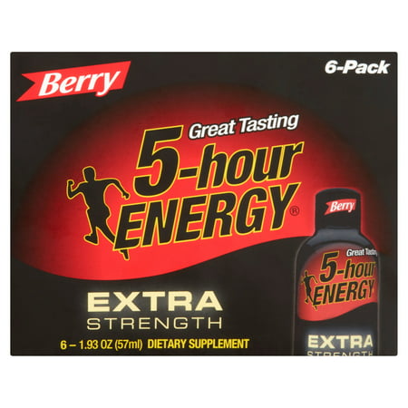 5-hour ENERGY Berry Extra Strength Complément alimentaire, 6ct