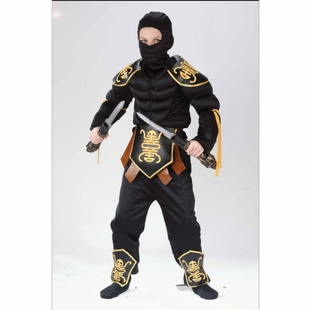 Ninja Warrior Muscle Child Halloween Costume
