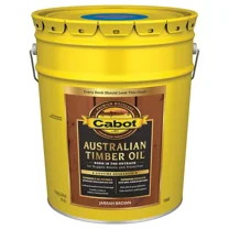5 gal Cabot 19460 Jarrah Brown Australian Timber Oil Water Reducible