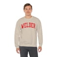 thumbnail image 6 of Welder Welding Sweatshirt Gifts Crew Neck Shirt Long Sleeve Unisex, 6 of 7