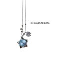 thumbnail image 3 of Elegant Four Symbol Pendant Necklace Good Luck Charm Jewellery Gift for Women Men Stainless Steel Neck Chain, 3 of 8