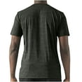 thumbnail image 4 of ohmzyzo Men's Short Sleeve T-Shirts Quick Dry Moisture Wicking Athletic Tee Tops Breathable Solid Color Tees Gym Sports Shirts for Big & Tall Army Green L, 4 of 7