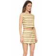 thumbnail image 1 of $114 MAISON SCOTCH Yellow Multi CROP TOP Only Striped Sz 2, 1 of 2