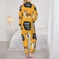 thumbnail image 5 of Bingfone Womens Pajama Sets Corgi Print,Long Sleeve Loungewear Pajamas Set-Medium, 5 of 9
