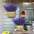 thumbnail image 5 of Spencer 8 Bundles Artificial Flowers Purple Flowers Lavender Bunch Plastic Faux Plants for Home Table Indoor Outdoor Decor, 5 of 11