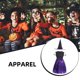 thumbnail image 3 of Qarigey Vestido de Halloween para niña, sombrero de Cosplay espeluznante para niños, disfraz de manga corta con lazo y cuello redondo, ropa de Disfraces de disfraces 140cm Qarigey AP012656-06, 3 of 6