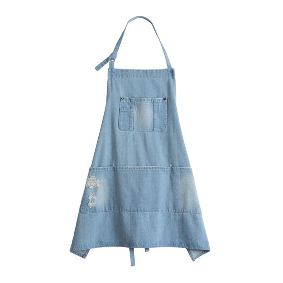 FashionCha Kitchen Apron Antifouling Simple Lightweight Comfortable Work Apron for Painting B