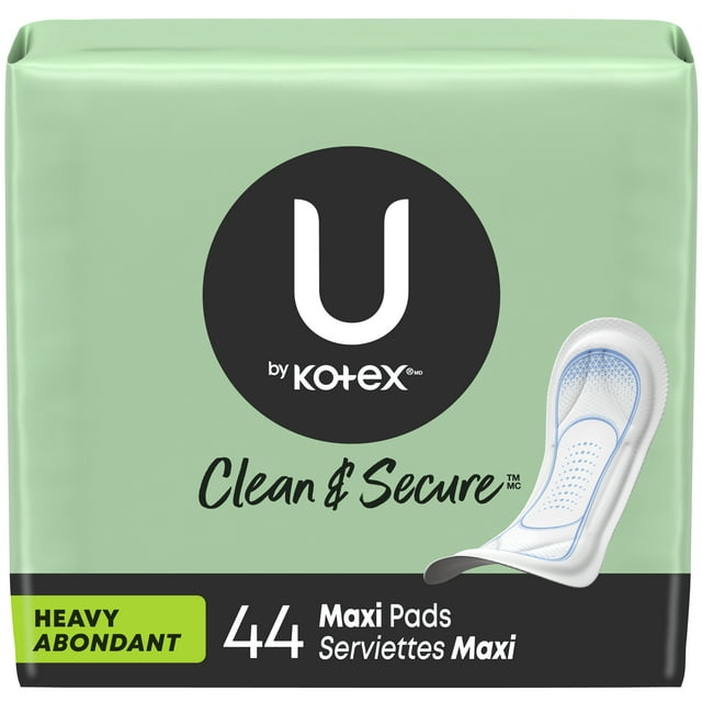 Serviettes U by Kotex Security Maxi, super longues, sans parfum