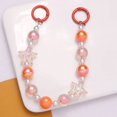 thumbnail image 5 of Bag Accessories Fashion Acrylic Bag Pendant Gradient Colorful Phone Lanyard Star Bead Pendant Burst Bead Chain Keyring Bag Key Chain PURPLE, 5 of 8