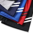 thumbnail image 4 of Likimi Toddler Boys Shorts Summer 5Pcs Elastic Waist Solid Color Comfort Casual Shorts Black Size 2-3 Years, 4 of 8