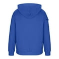 thumbnail image 5 of Atogsazn Men's Half Zip Hoodies Fleece Oversized Long Sleeve Pullover Sweatshirt Jogger Hiking Sweater Clothing Tops 04-Blue S Fashion, 5 of 5