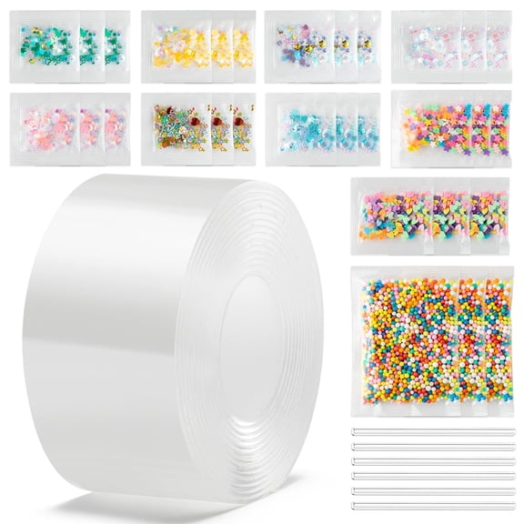 37PCS Nano Adhesive Tape Set for DIY Crafts,High Sticky Nano Tape
