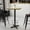 Natural, variant on BizChair 24'' Square Natural Laminate Table Top with 22'' x 22'' Bar Height Table Base and Foot Ring