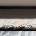 thumbnail image 3 of Unique Loom Chindi Jute Collection Area Rug (2' 7" x 10' Runner Navy Blue), 3 of 6