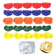 thumbnail image 2 of 25 soportes de escalada en roca para niños, soportes de pared para escalada en roca, juguetes para niños, soportes coloridos para escalar árboles, Con cuerda, 2 of 8