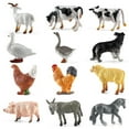 thumbnail image 5 of 12 PCS Animals Figures,Mini Farm Animal Figurines,Plastic Farm Animal Figures Set, 5 of 9