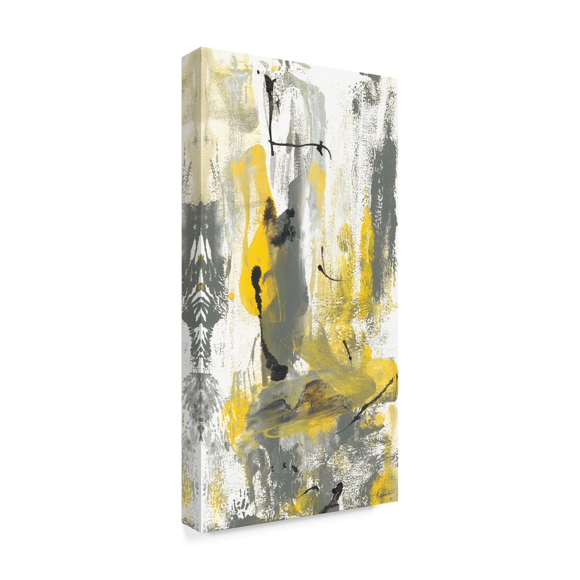 Trademark Fine Art 'Grey Movement I' Canvas Art by Joyce Combs