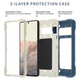 thumbnail image 2 of JTCASES for Google Pixel 6 Pro Case, Heavy Duty Protection Hybird PC Silicone 360° Rotating Ring Bracet Magnetic Car Mount Fully Coverage Slim Non-Slip for Google Pixel 6 Pro, Blue, 2 of 7