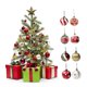 thumbnail image 3 of Bola de Navidad de pintura transparente, adornos para árbol de Navidad de Año Nuevo, decoración para el hogar 2025, 6 piezas/caja, 6 cm, color 02, 3 of 4